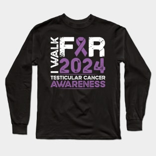 Testicular Cancer Awareness 2024 Walk Long Sleeve T-Shirt